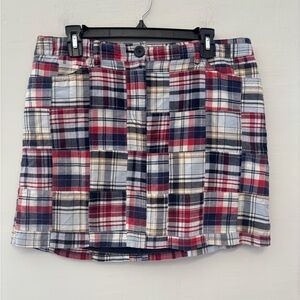 Vintage Y2K Loft Red, White, & Blue Plaid Skirt Size 12P